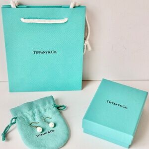Tiffany & Co Paloma Picasso Pearl Drop Earrings - New - for Your Valentine!